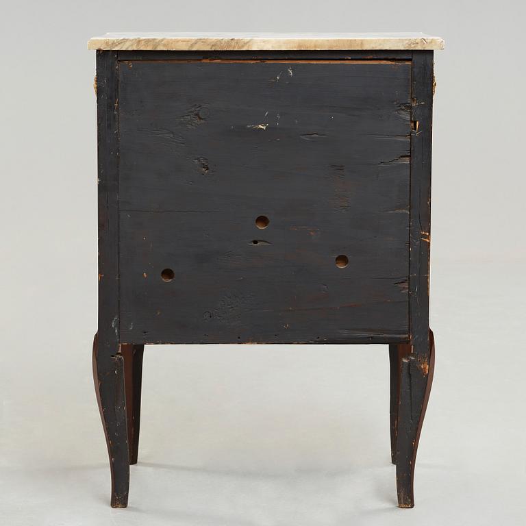 BYRÅ, signerad och daterad Haupt 1784 (mästare i Stockholm 1770-1784). Gustaviansk.