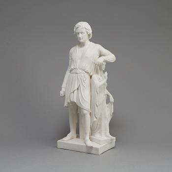 FIGUR, parian, Gustafsberg, Eneret, sekelskiftet 1900.