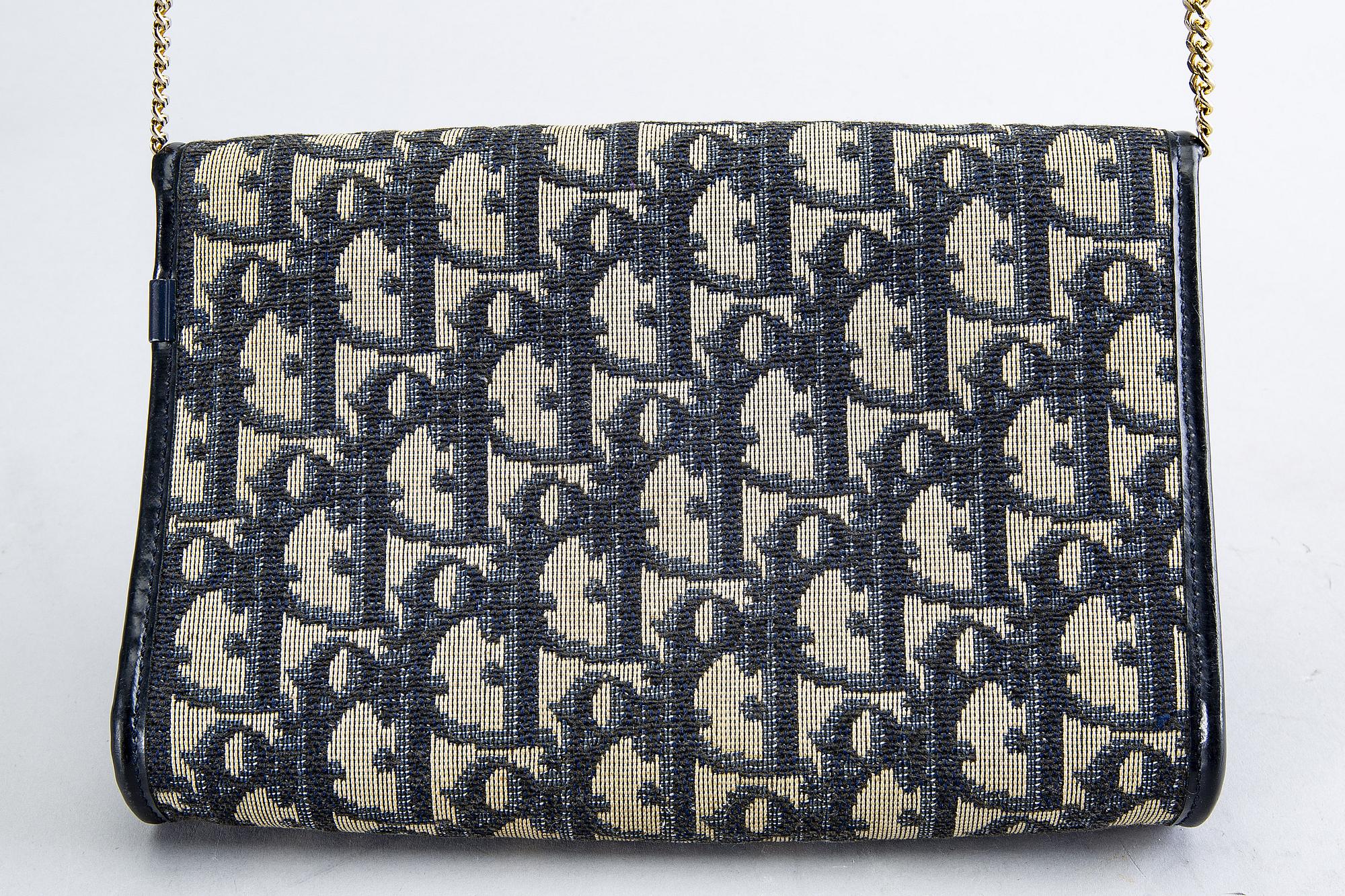 Christian Dior, two canvas handbags.