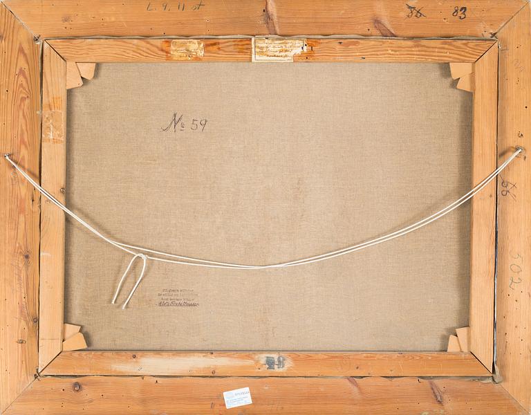 oil on canvas, not signed, confirmed by Märta Ivarson Taube à tergo.