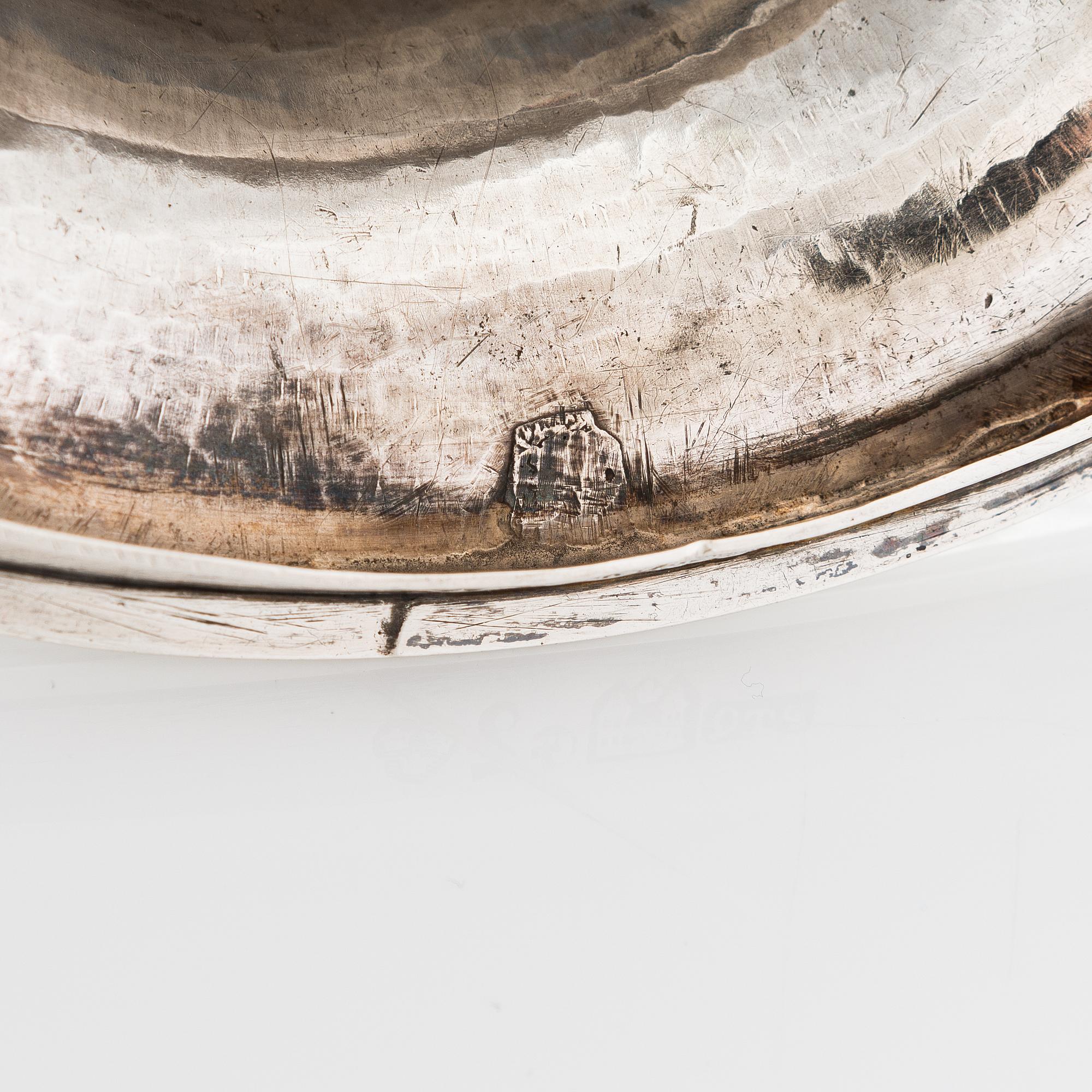 Petter Törnqvist, sockerskål, silver, Tavastehus 1789. Gustaviansk.