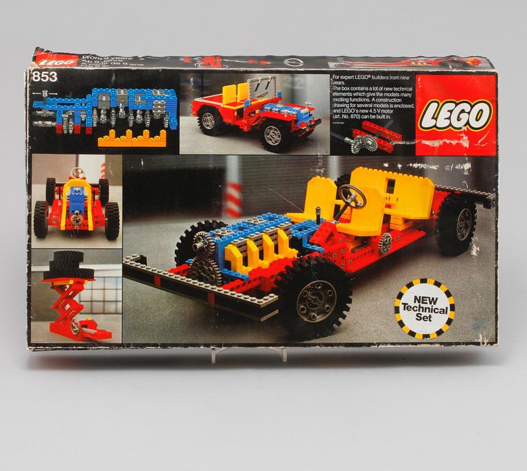 LEGO, technical set 853, förstautgåva i originalkartong, 1977.