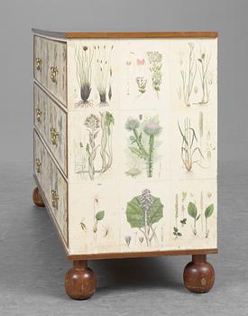 A Josef Frank 'Flora' chest of drawers, Svenskt Tenn.