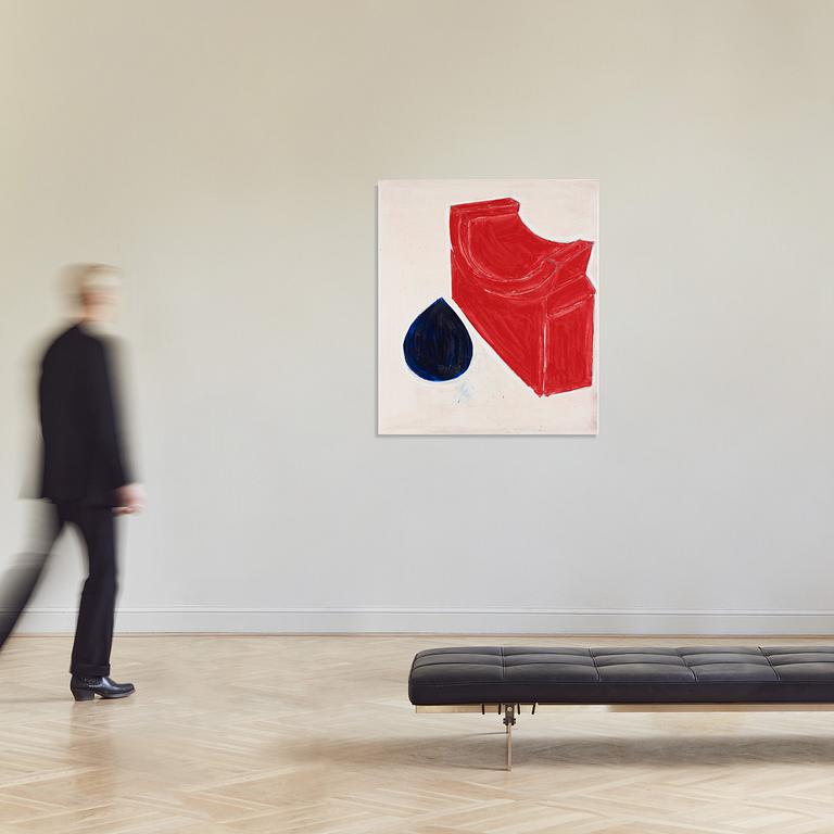 Torsten Andersson, 'Monument med droppe av blått blod. Den kreativa människans blod II'.