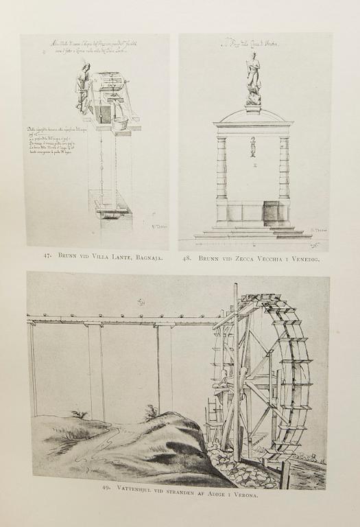 BOOKS, 3 vol "Old Stockholm House" and "Nickodemus Tessin dy's study trips Osvald Sirén.