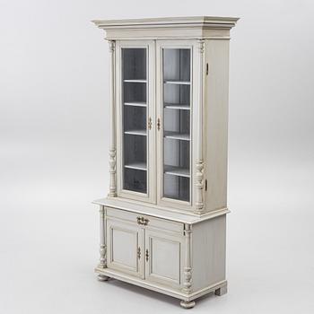 Bookcase/ Display cabinet, late 19th century.