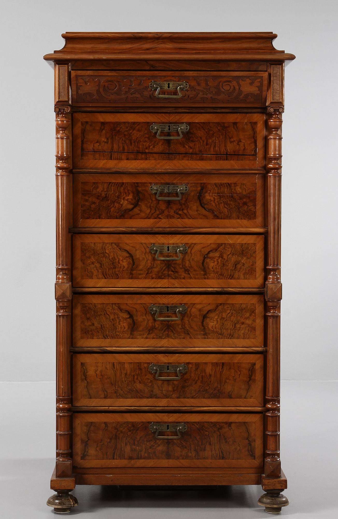 CHIFFONJÉ, nyrenässans, 1800/1900-tal.