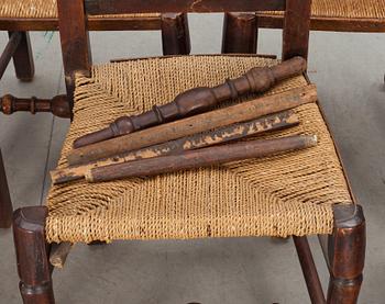 STOLAR, 6 st snarlika, senbarock/senbarockstil, 17-1800-tal.