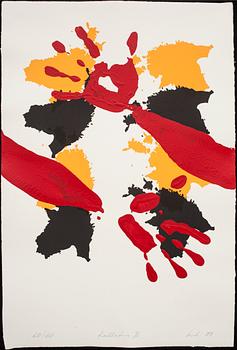 RAUL MEEL, färgserigrafier, 5 st, signerade och numrerade 60/60, daterade -89.