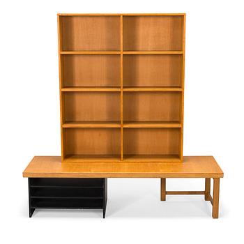 Carl Gustaf Hiort af Ornäs, a mid-20th-century book shelf for HMN Huonekalu Mikko Nupponen.