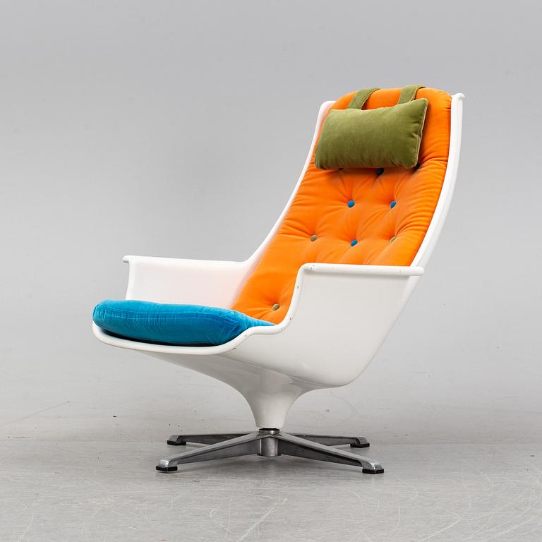 A 'Tellus' easy chair by Alf Svensson and Yngvar Sandström, Göte-Möbler, Nässjö AB, 1970's.