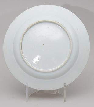 BÅLSKÅL MED FAT, porslin. Kina, 1700-tal.