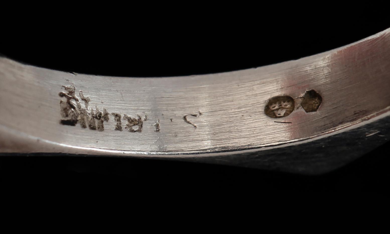 RING, sterlingsilver, Danmark, 1960-/70-tal.
