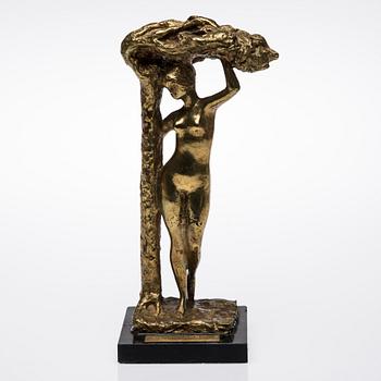 MATTI HAUPT, skulptur, brons, signerad.