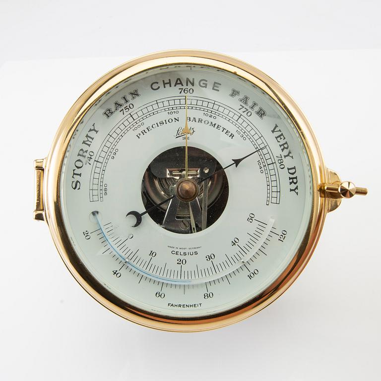 Barometer och skeppsklocka, Shatz, 1900-talets andra hälft.