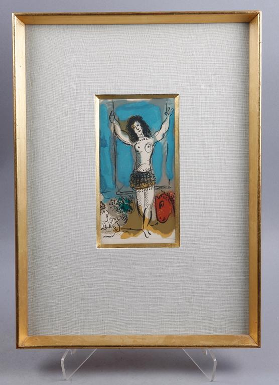 MARC CHAGALL, färglitografi, osign.