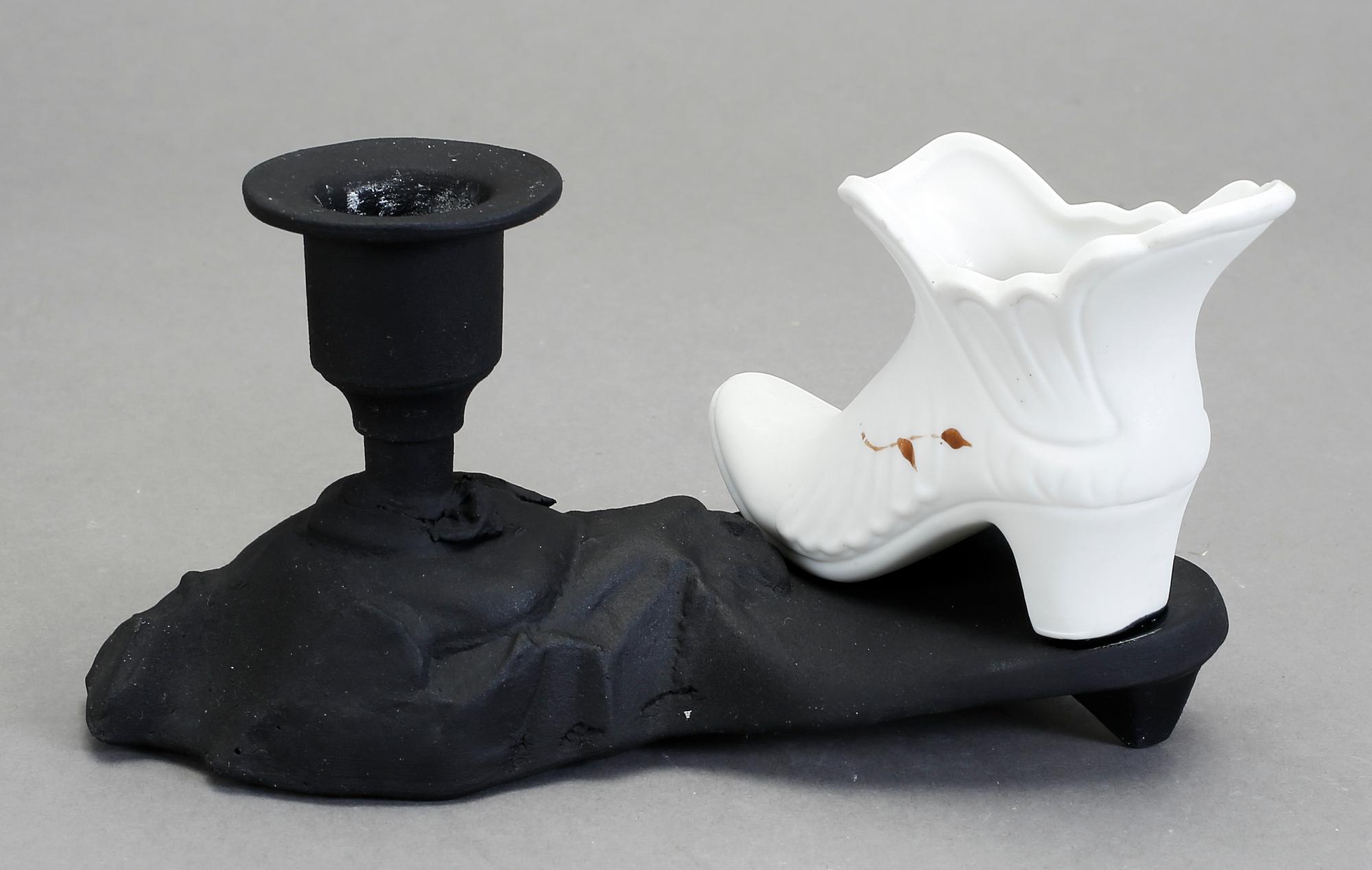 PER B. SUNDBERG, skulptur/objekt/ljusstake, signerad.