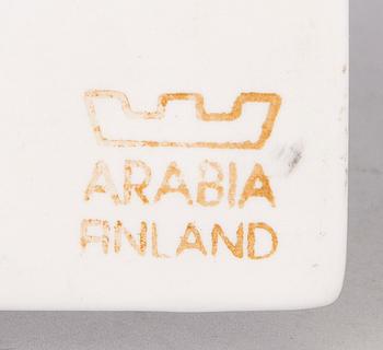 HELJÄ LIUKKO-SUNDSTRÖM, A set of two ceramic wall plaquets, signed. Arabia Finland.