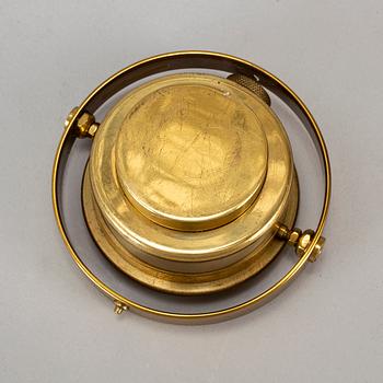 A Waltham 8 day marine chronometer deck clock, USA, early 20th Century.