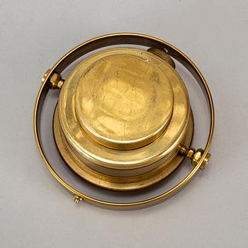 A Waltham 8 day marine chronometer deck clock, USA, early 20th Century.