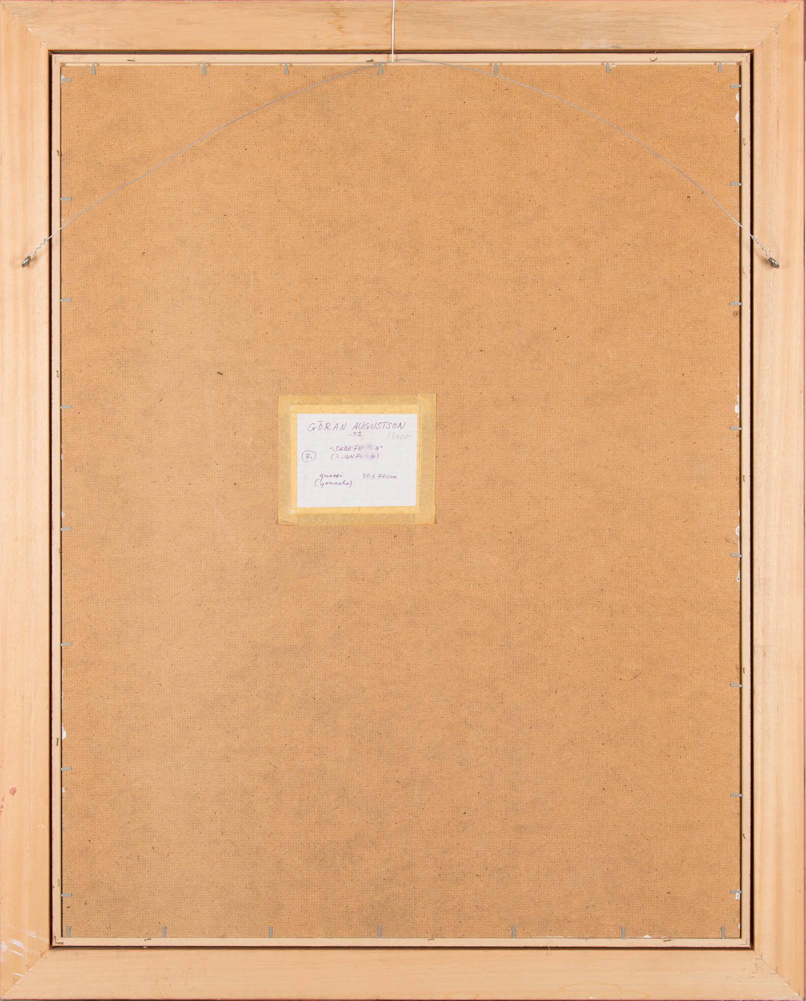 GÖRAN AUGUSTSON, "RAIN FUGA".