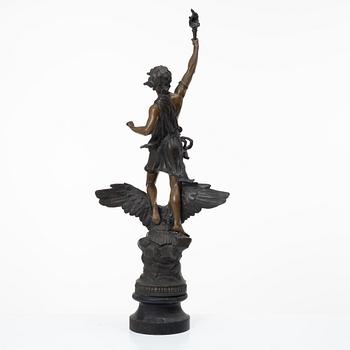 Decorative sculpture, "Le Jour," circa 1900.