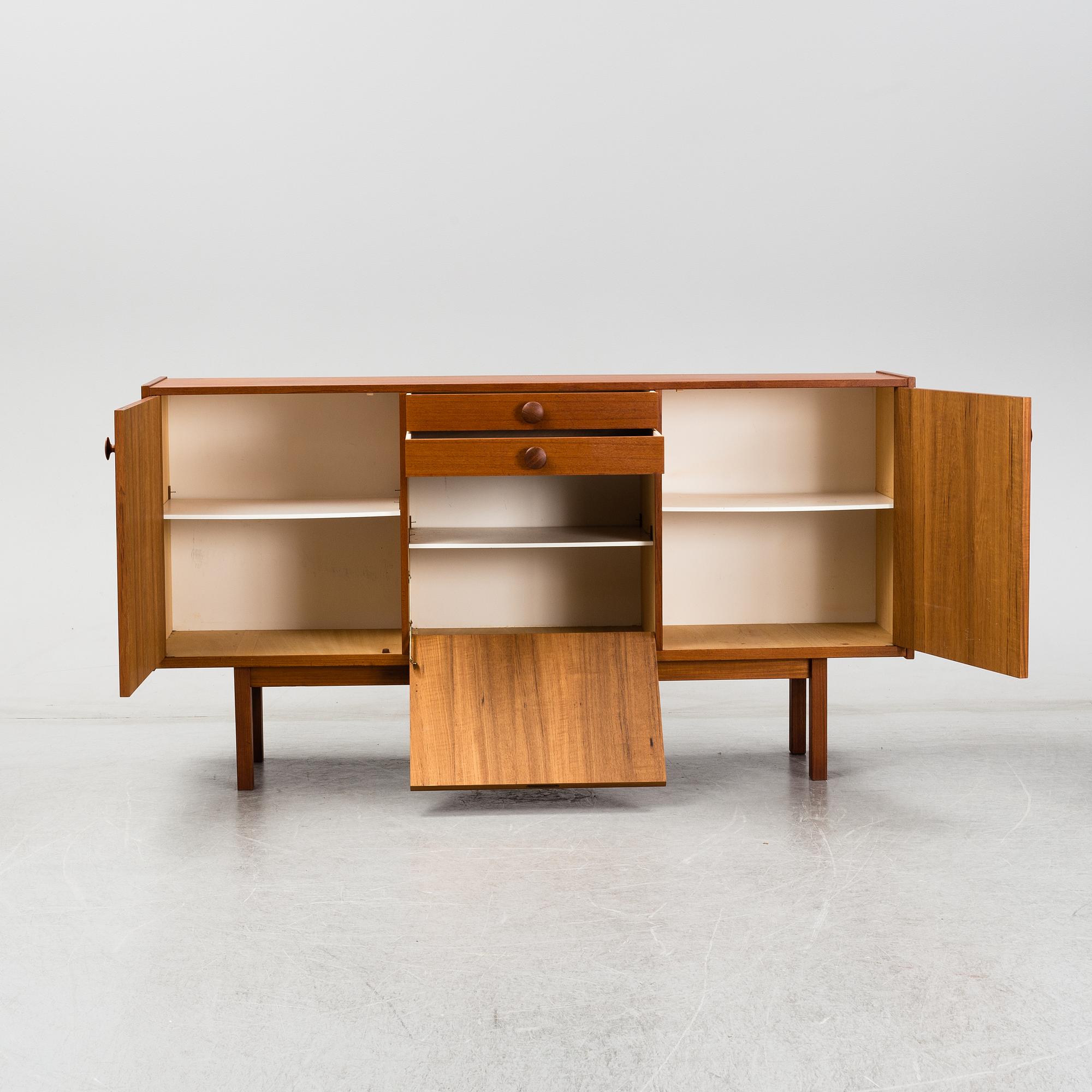A teak sideboard, second half of the 20th century.