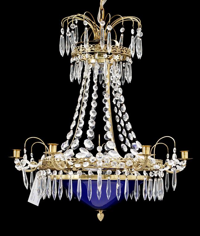 LJUSKRONA, empirestil, sent 1900-tal. H 59.