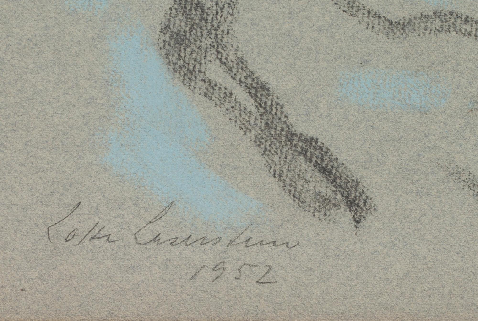 LOTTE LASERSTEIN, pastell, signerad och daterad -1952.