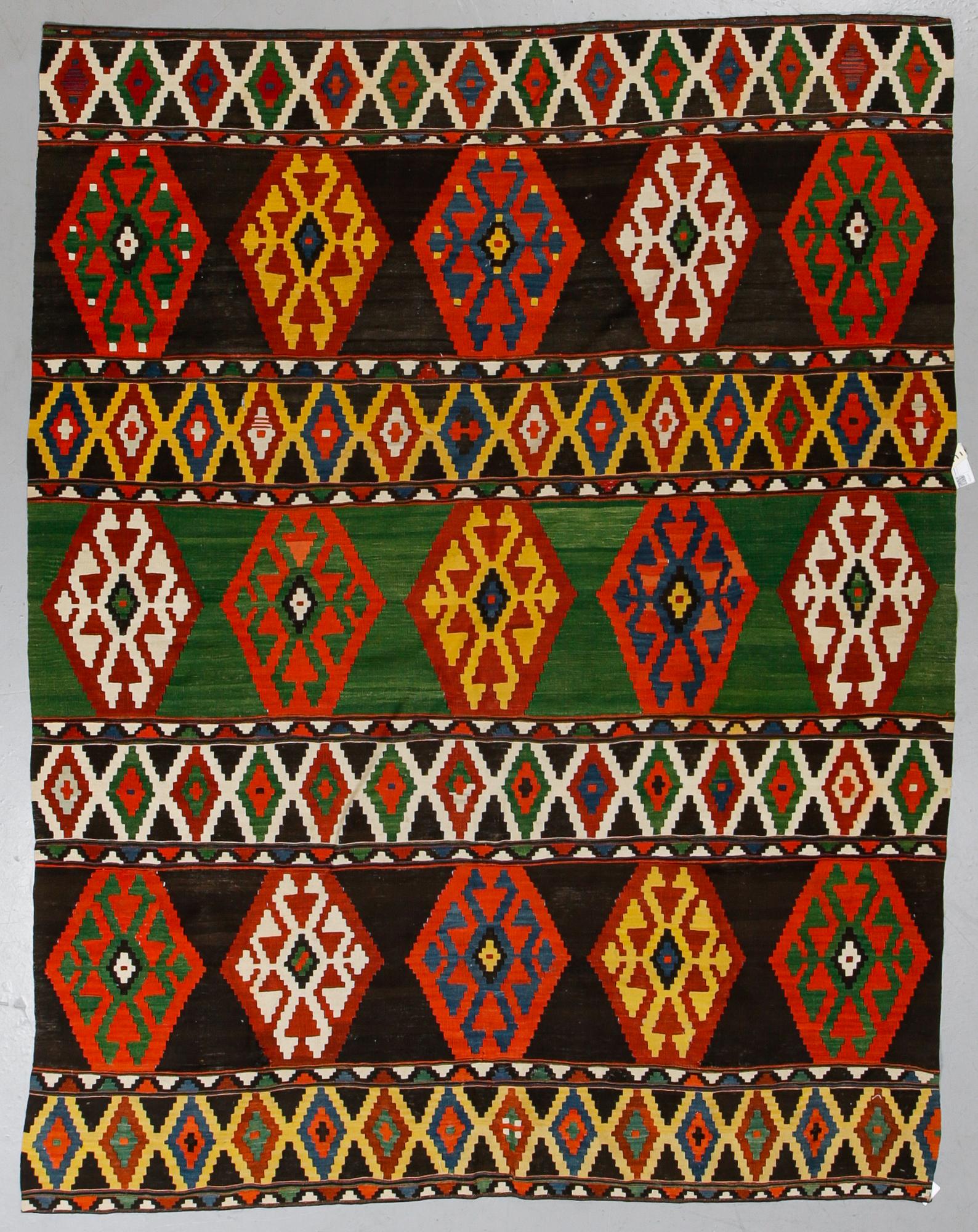 A carpet, Antique Caucasian kilim, ca 252 x 195 cm.