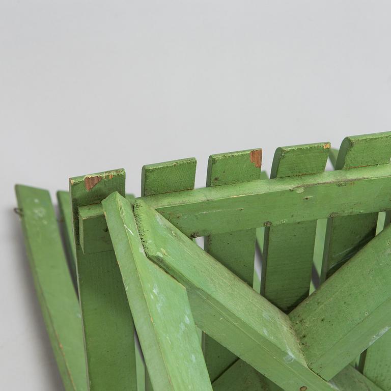 Alvar & Aino Aalto, Four early 1950s 'Aurinko' (Sun-serial) garden chairs, model 910  for O.Y. Huonekalu- ja Rakennustyötehdas A.B.