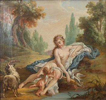 Francois Boucher, after, Pastoral with Diana.
