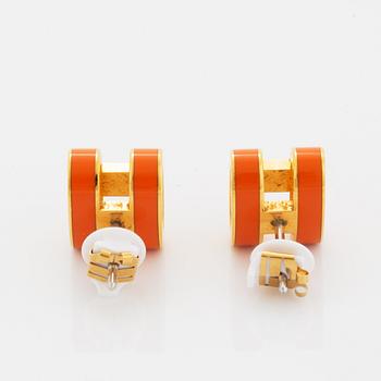 Hermès, a pair of 'Pop H' earrings.