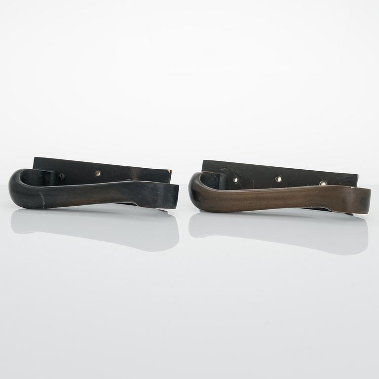 ALVAR AALTO, A pair of door handles for Valaistustyö.