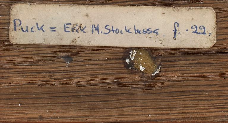 PUCK STOCKLASSA. Tillskriven. Skulptur, brons, ej signerad.