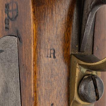 A Swedish percussion pistol 1854 Navy pattern.