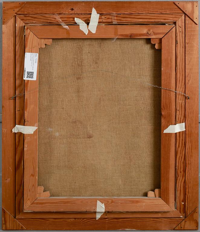 OKÄND KONSTNÄR, olja på duk, signerad Keve -d, daterad 1956.