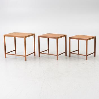 Three nesting tables, second half of the 20th century.