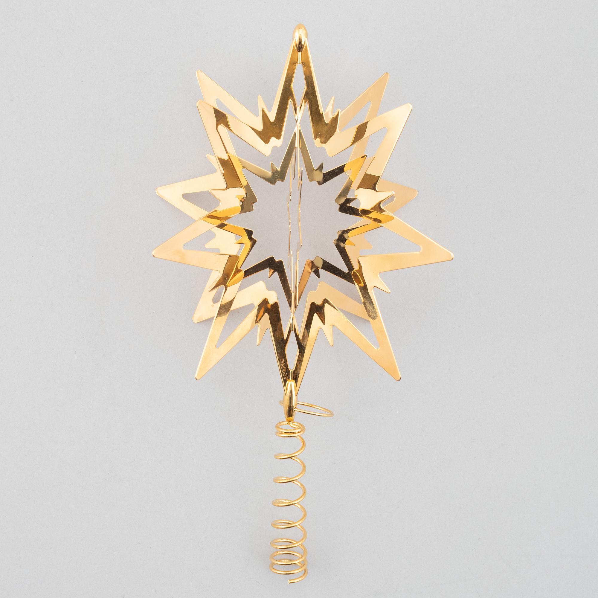A set of eight Christmas decorations, Georg Jensen, Denmark.