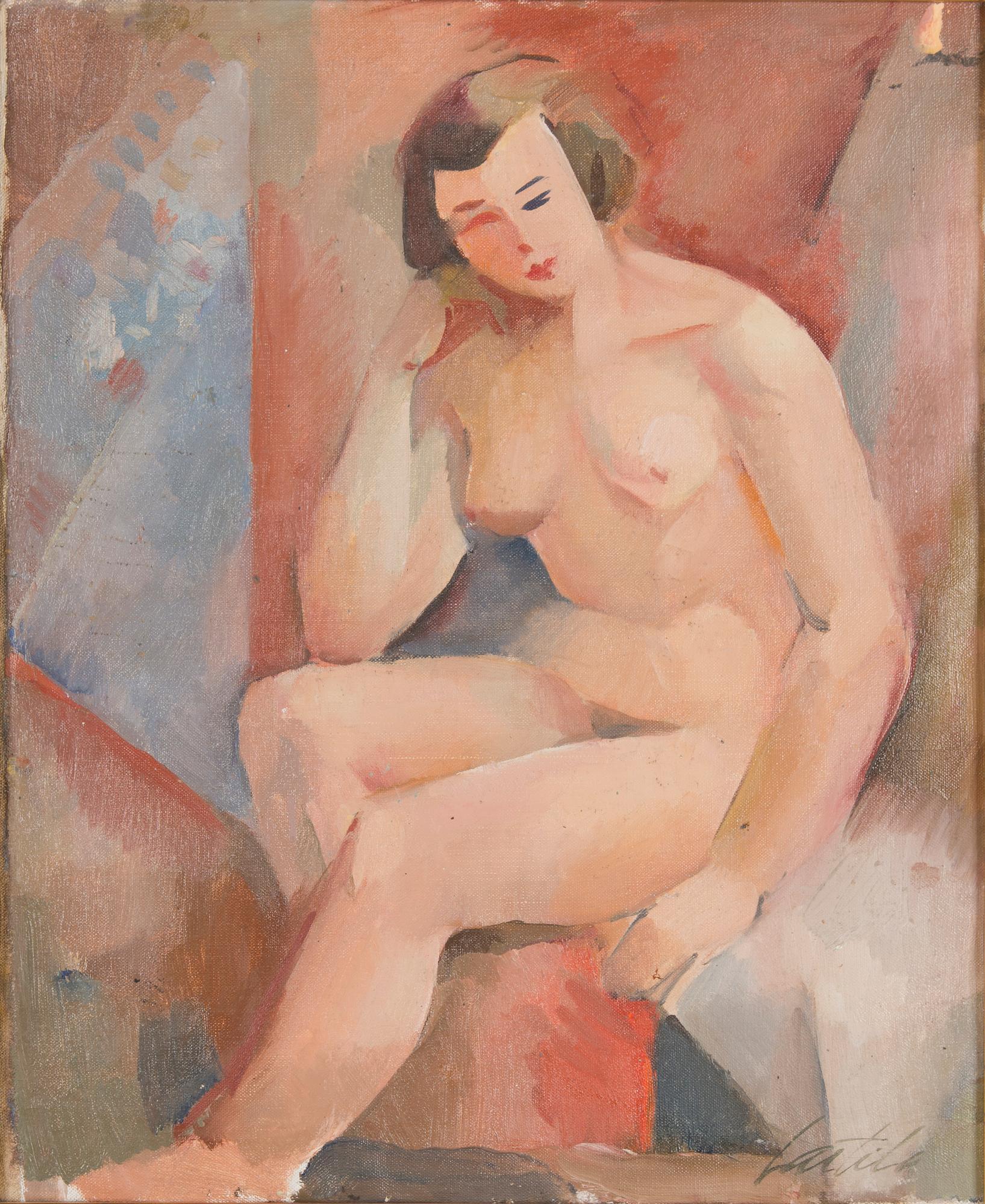 Atte Laitila, Sittande modell.