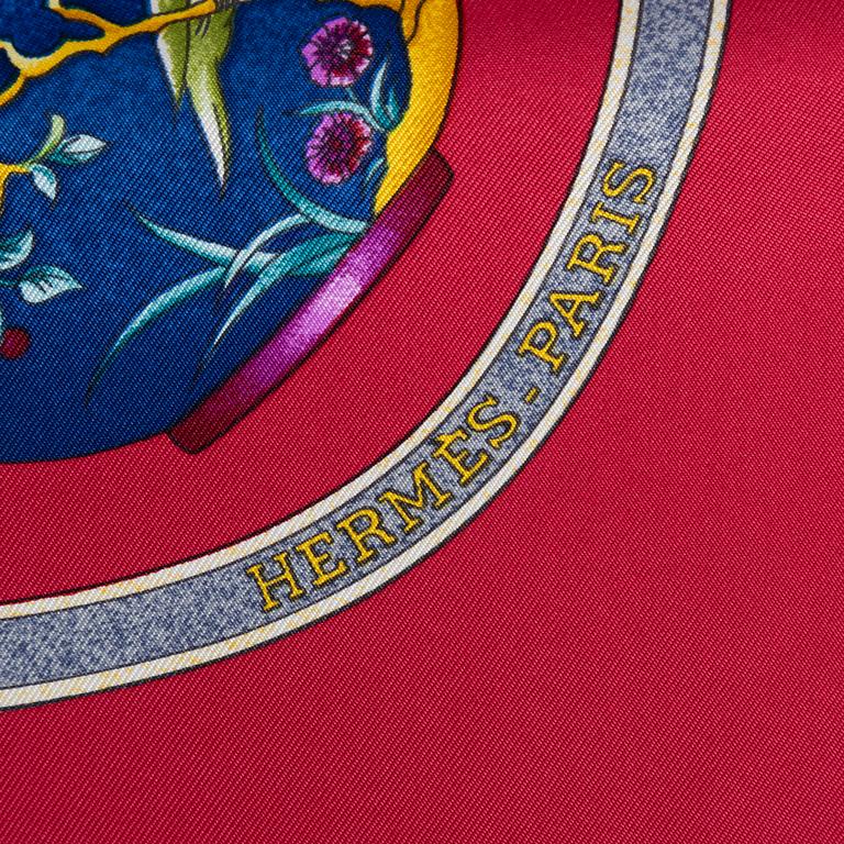 Hermès, scarf, "Qu'importe le flacon".