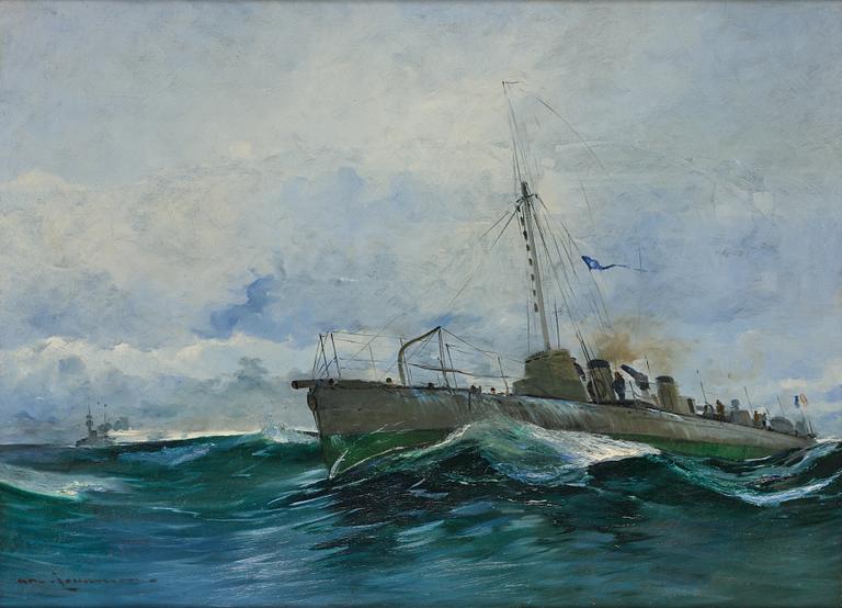 Arvid Johanson, French torpedo boat.