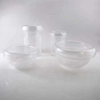 Signe Persson-Melin, Bowls 2 pcs and vases 2 pcs "Vet Hut".