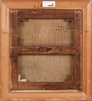 OKÄND KONSTNÄR, olja på duk. 1800-tal.
