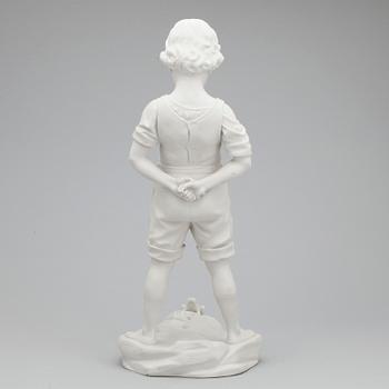 SKULPTUR, parian, efter Per Hasselberg, Gustavsberg, 1906.