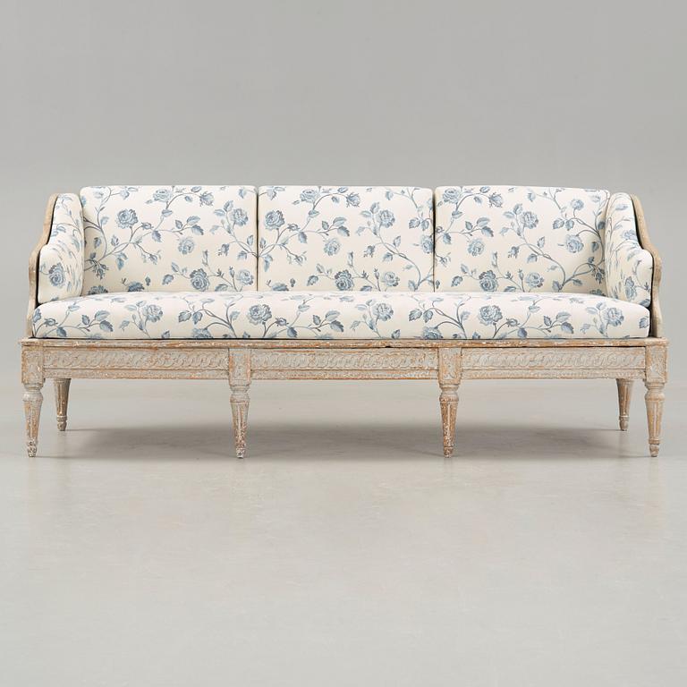 A Gustavian late 18th century sofa.