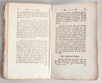 BOK: Charpentier Cossignys Resa till China i öfwersättning af Pehr Olof Gravander, tryckt 1803.