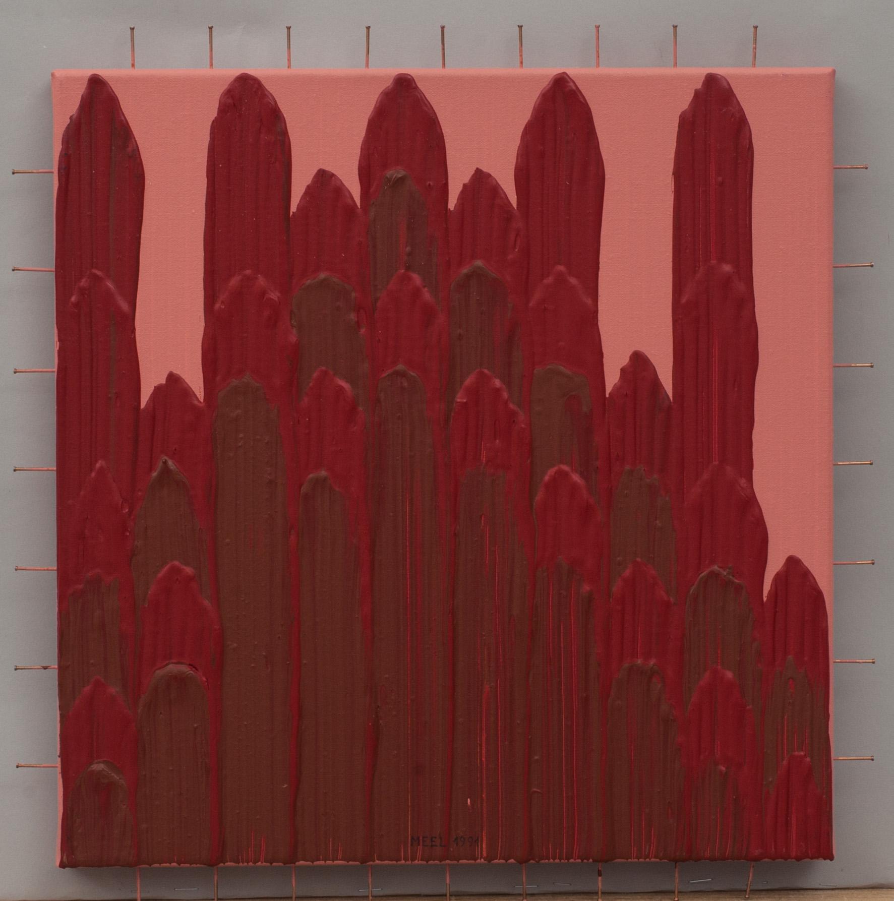 RAUL MEEL, akryl på duk, signerad och daterad 1991.