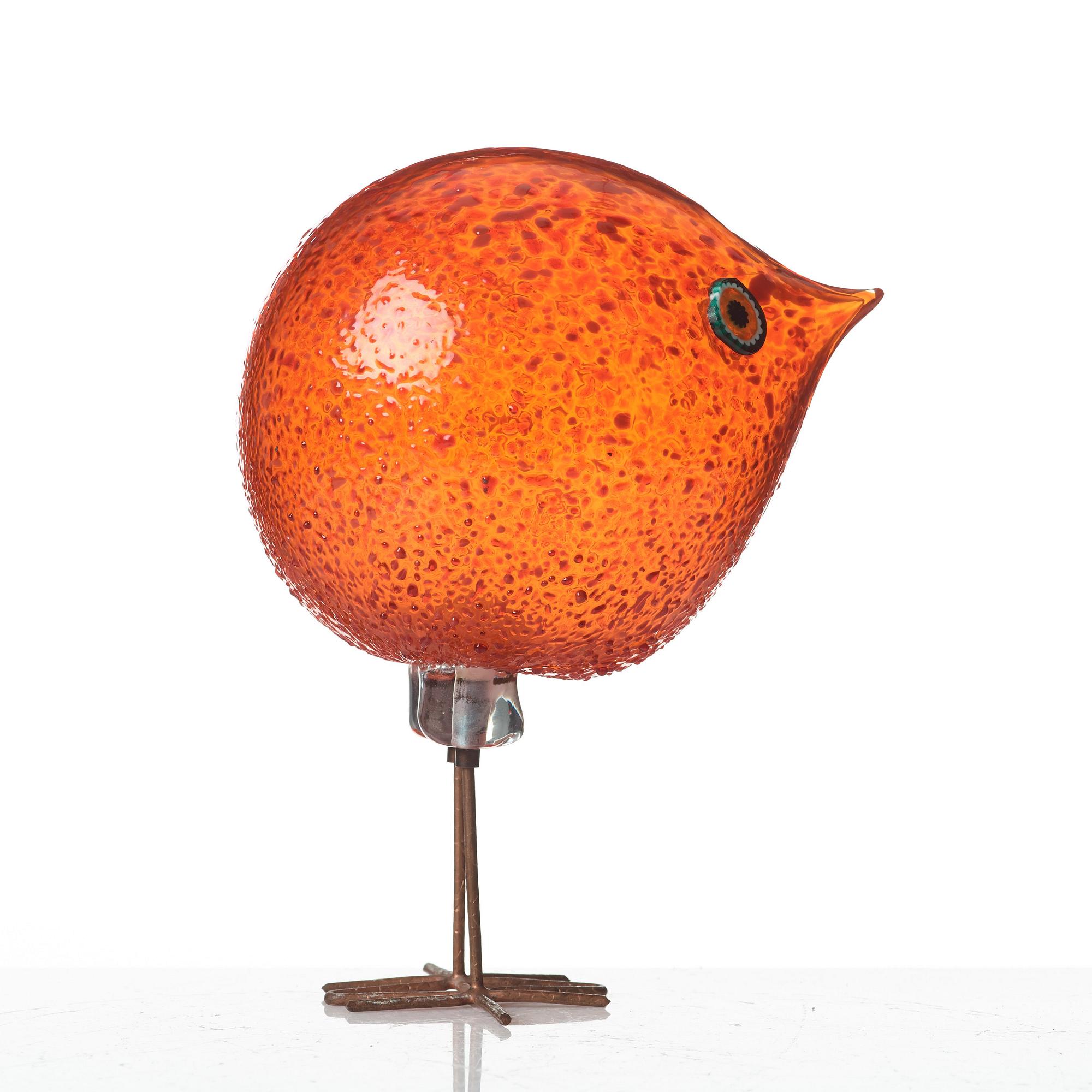 Peter Pelzel, fågel "Pulcino", Vistosi, 1960-tal, modell S 193.