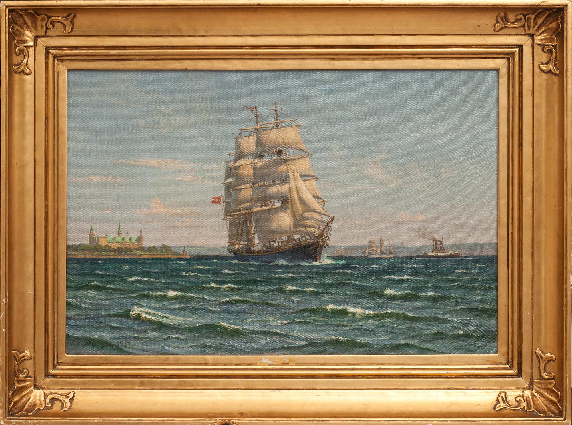 VILHELM ARNESEN, olja på duk, signerad och daterad 1937.